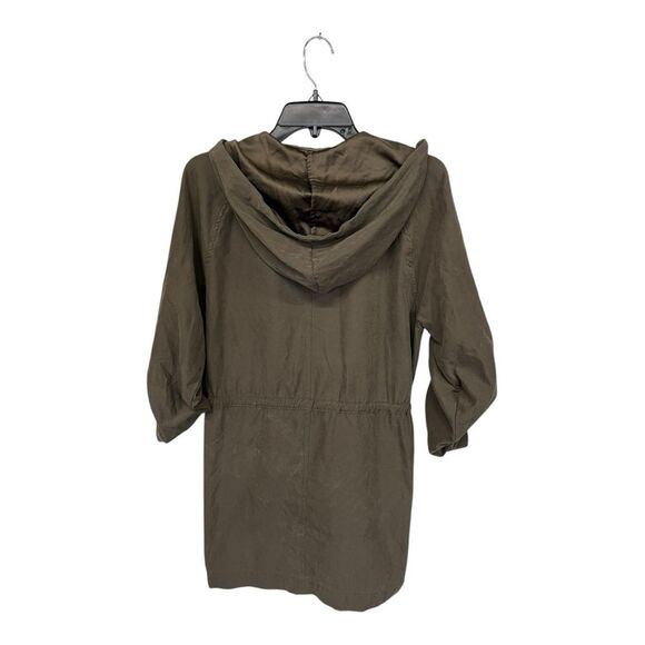 Be Cool | Green Lightweight Hooded Utility Coat Jacket L - Picture 2 of 8